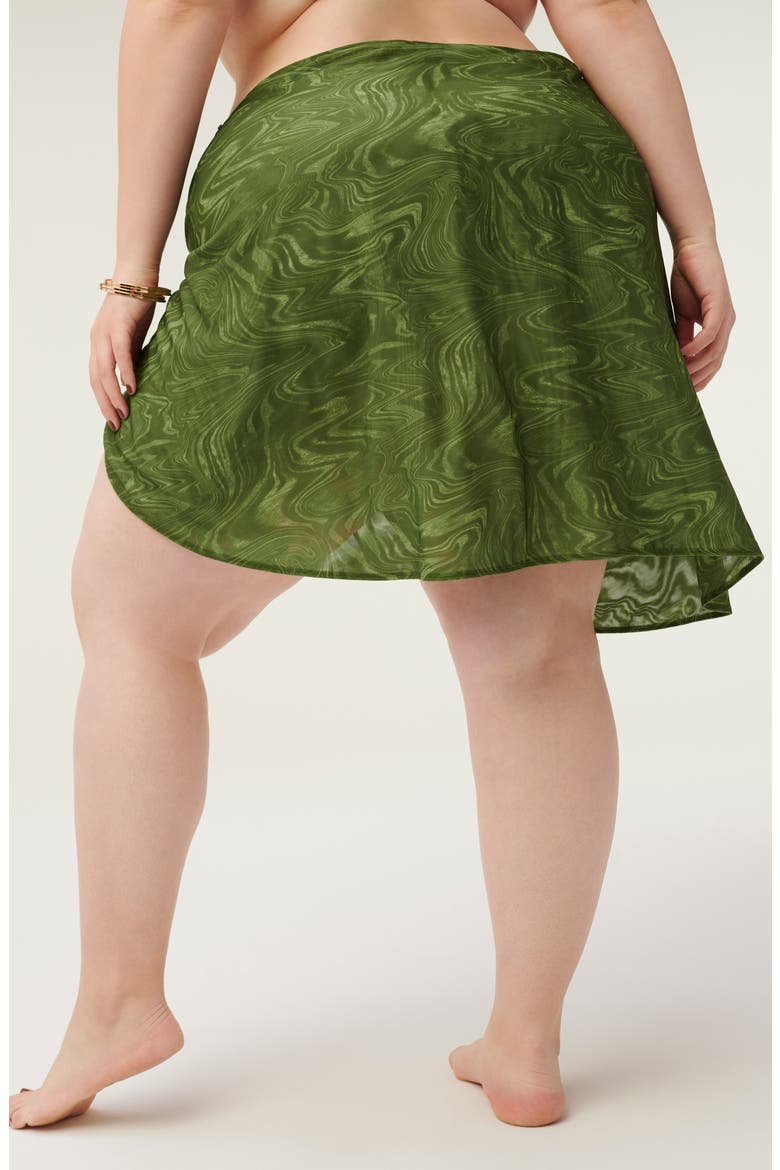 Mesh Sarong Skirt, Alternate, color, PESTO SWIRL002