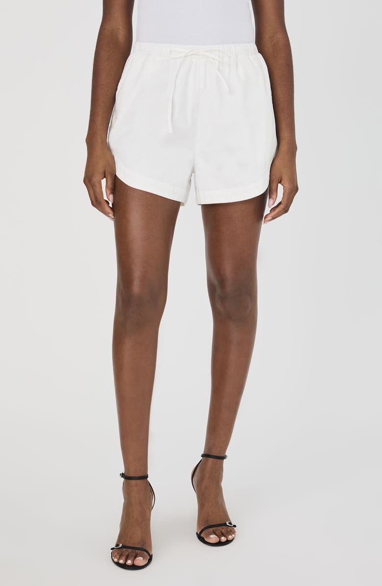 French Connection Alexis Cotton Drawstring Shorts, Main, color,