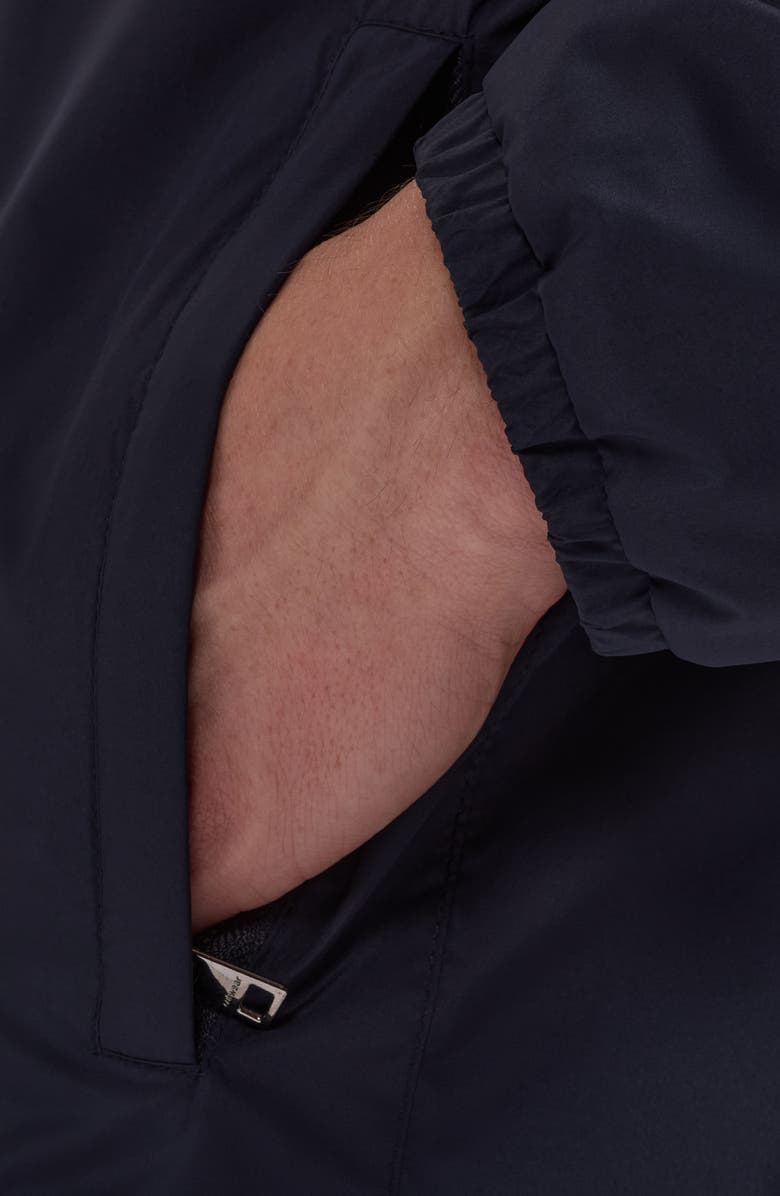 Bugatchi Performance Jacket with Removable Hood, Alternate, color, Navy