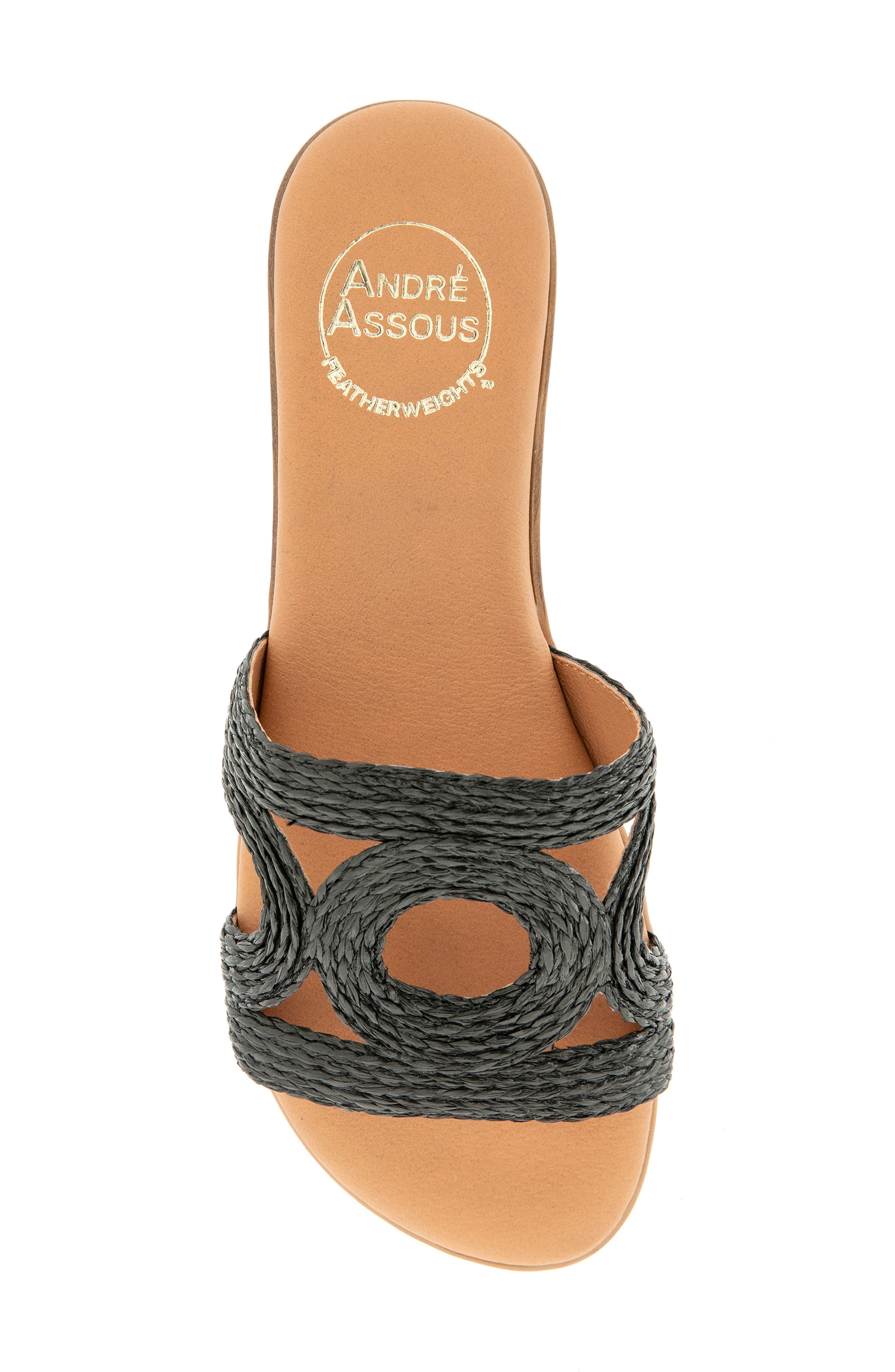 Nora Slide Sandal, Alternate, color, BLACK