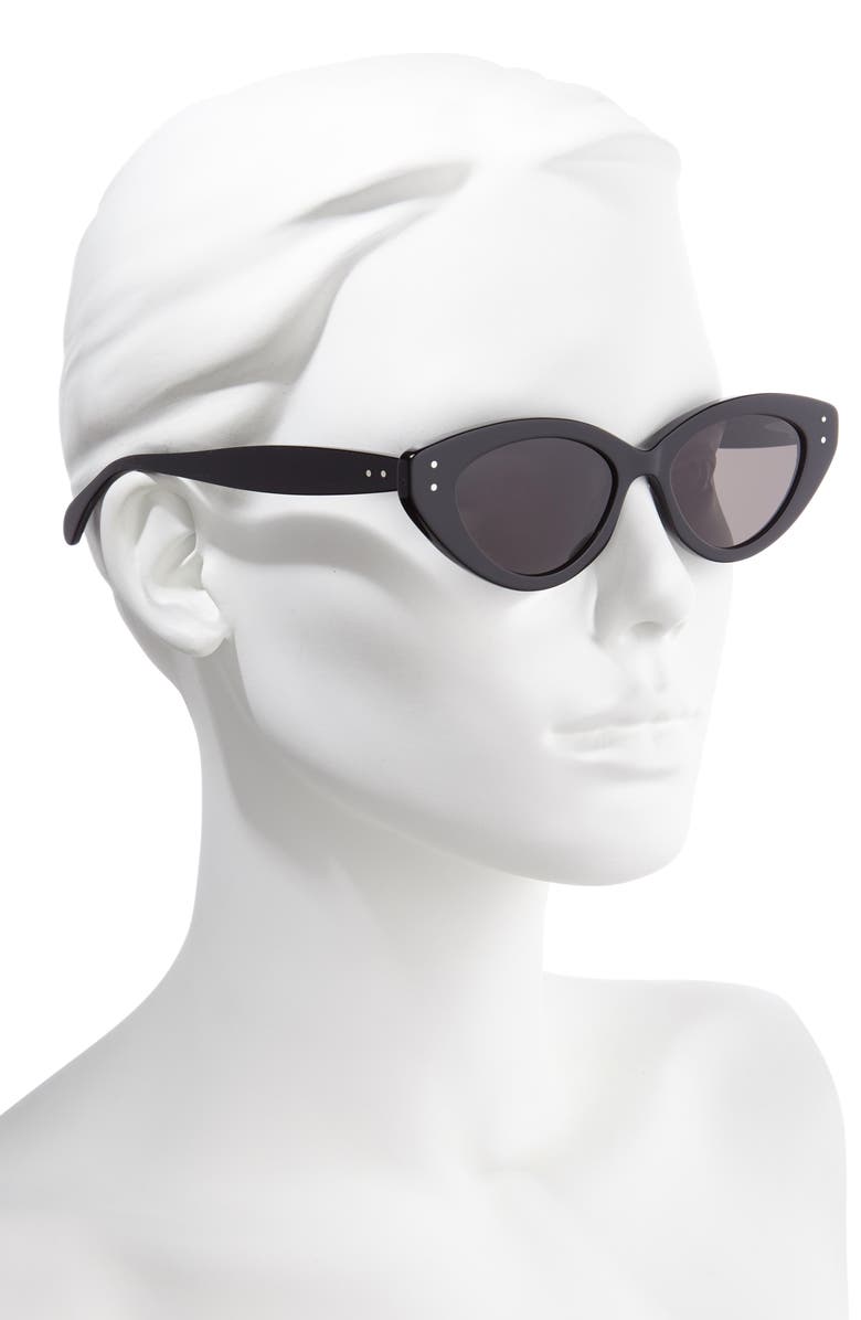 Alaïa 51mm Cat Eye Sunglasses, Alternate, color, 