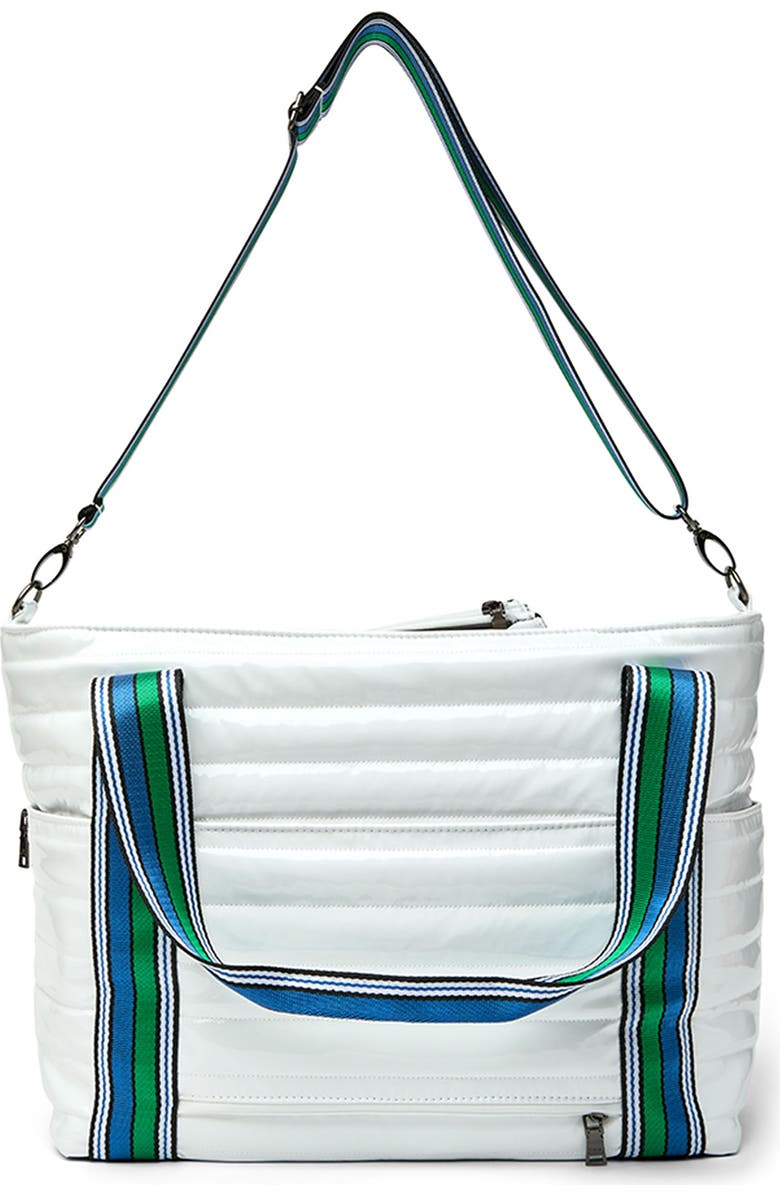THINK ROYLN Love All Tennis Bag, Alternate, color, White Patent