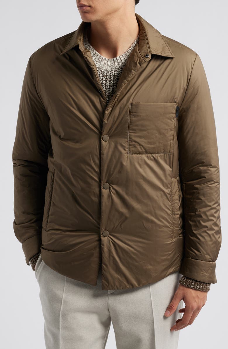 BOSS Carper Padded Coat, Alternate, color, Open Green