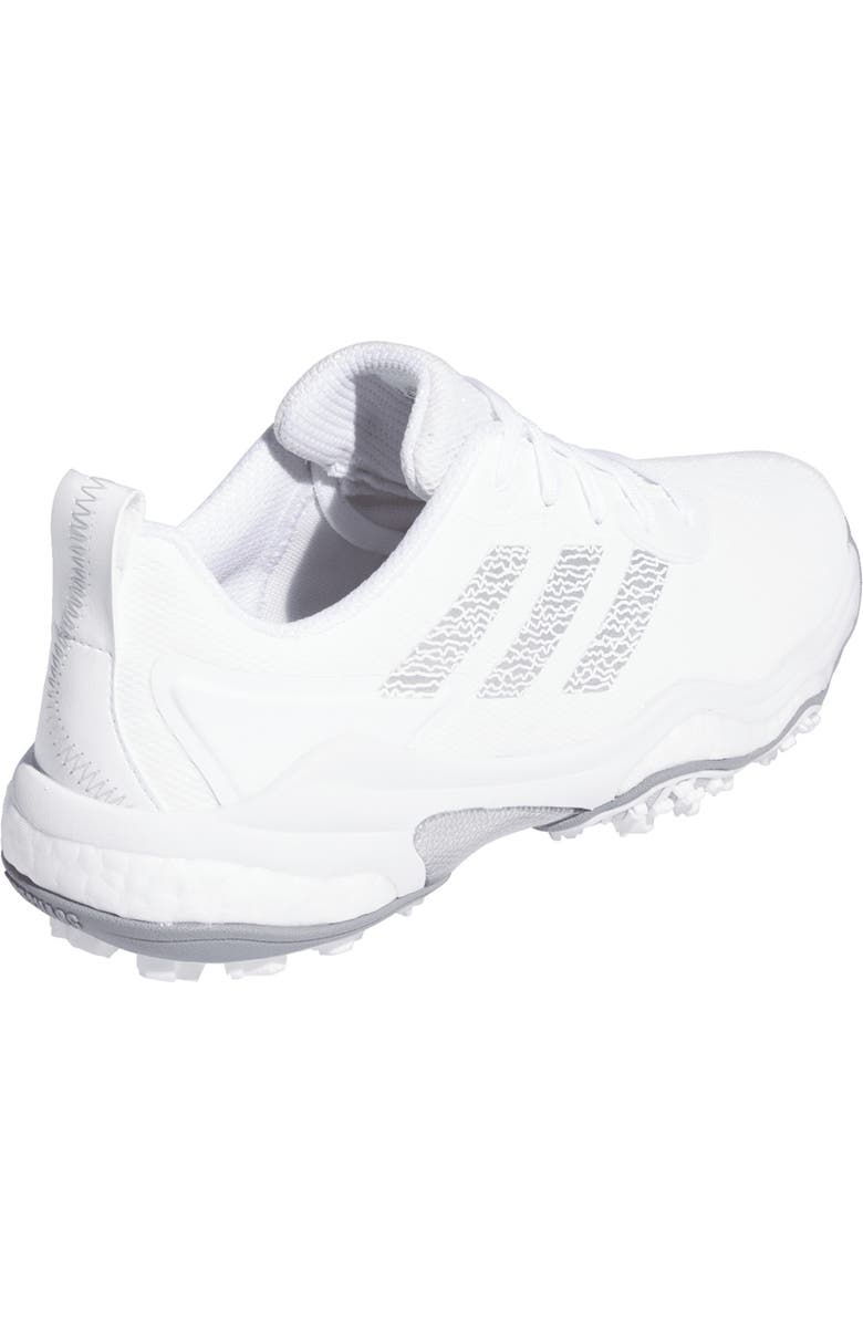 adidas Codechaos 25 Waterproof Spikeless Golf Shoe, Alternate, color, White/ Silver/ Grey
