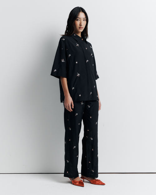 Romy Nightshade Shirt In Black