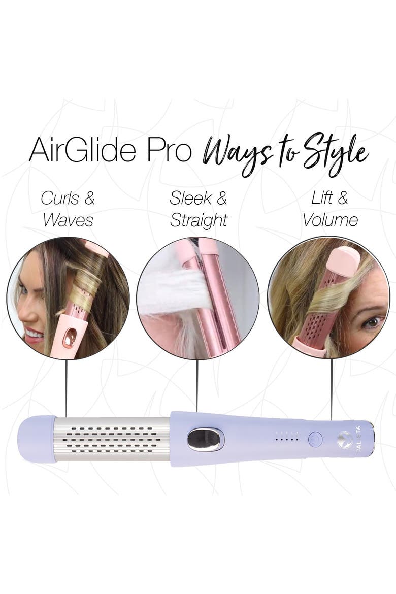AirGlide Pro Cool Breeze Styler, Alternate, color, Rose Quartz