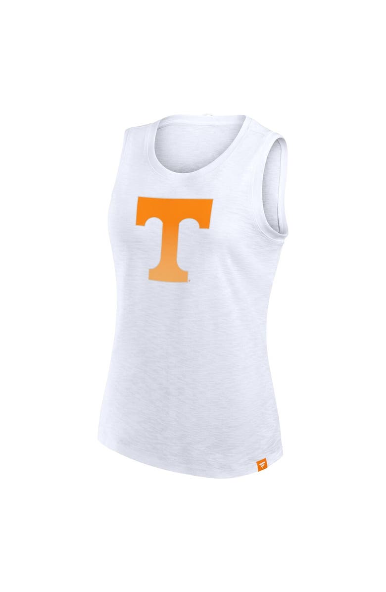 FANATICS Women's Fanatics White Tennessee Volunteers Activate Slub Tank Top, Alternate, color, White
