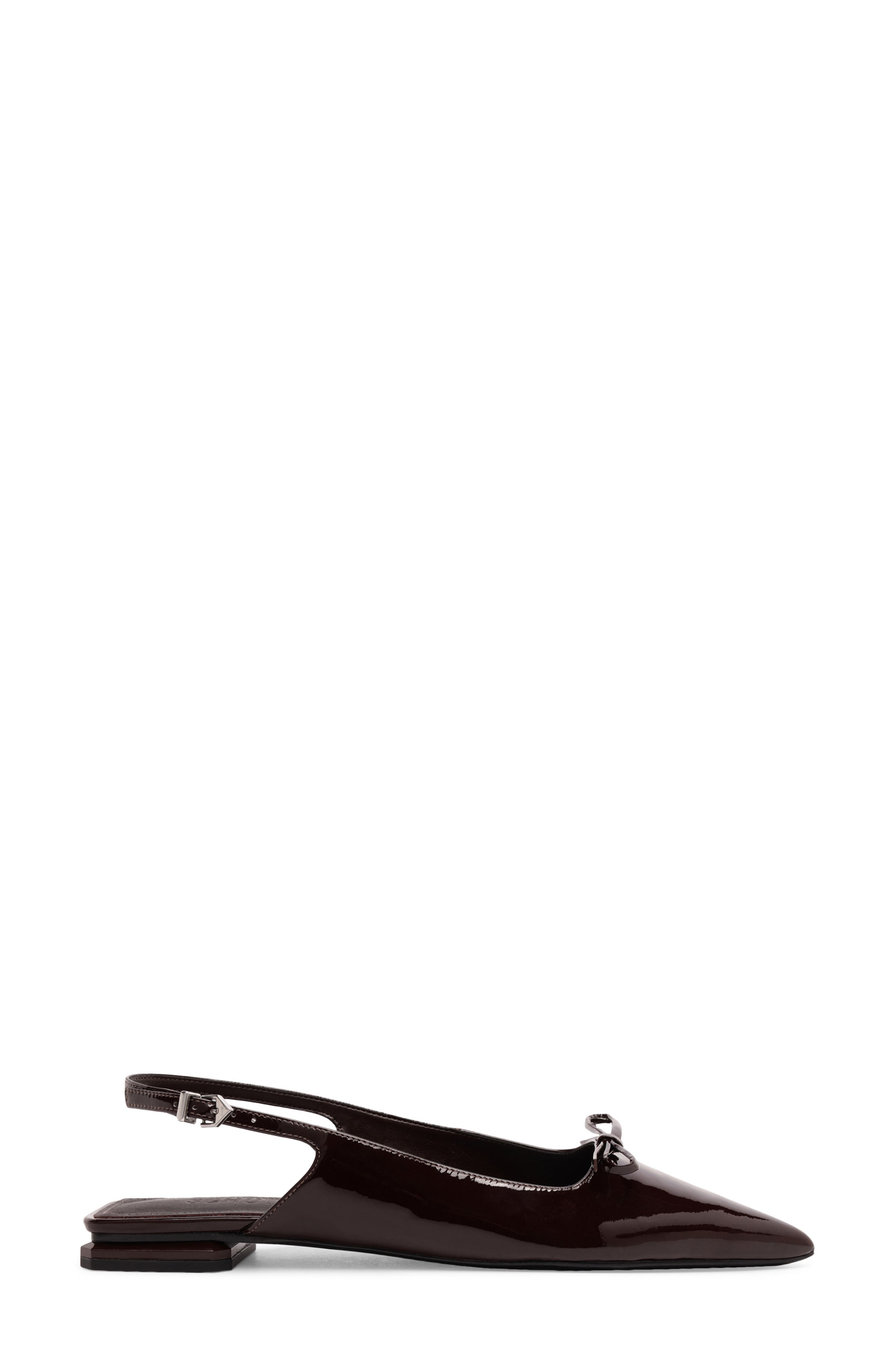 Schutz Violetta Sculpt Pointed Toe Slingback Flat, Alternate, color, Maplewood