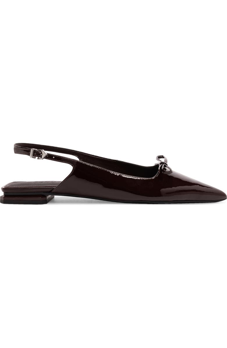Schutz Violetta Sculpt Pointed Toe Slingback Flat, Alternate, color, Maplewood