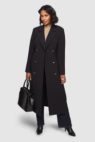 Wallis Double Crepe Trench Coat
