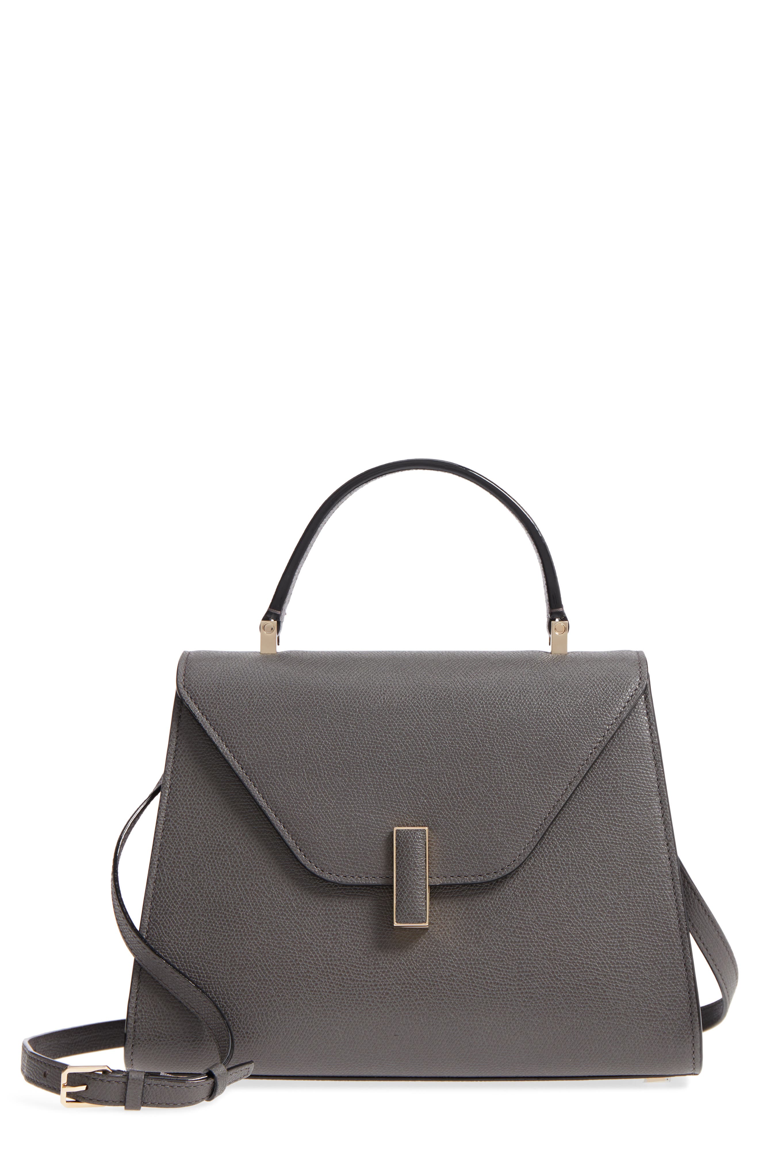 Valextra Iside Medium Top Handle Bag, Main, color, 