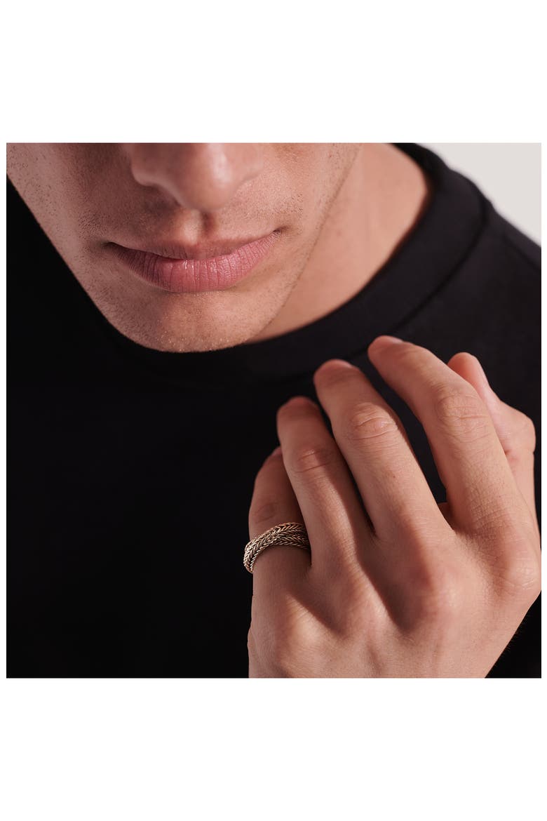 Icon Chevron Crossover Ring, 4.5MM, Alternate, color, GOLD