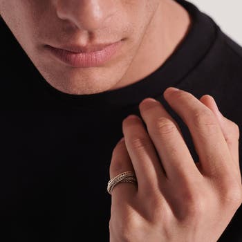 Classic Chain Layered Ring