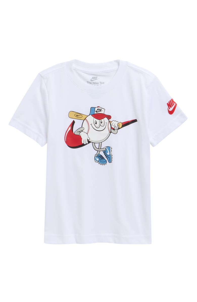 Nike Kids' Baseball Graphic T-Shirt, Main, color, White