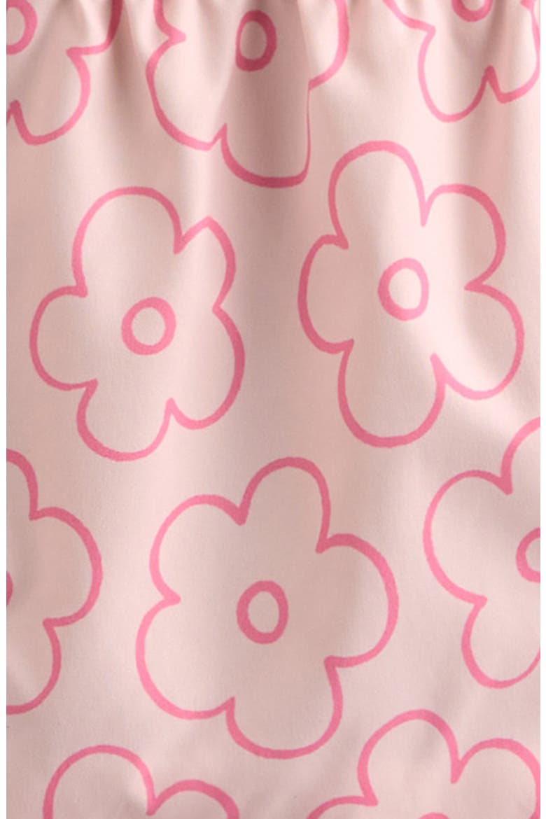 High Pile Fleece Lined Hooded Jacket, Alternate, color, PINK BALM POPPY DAISY