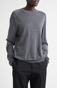 LOULOU DE SAISON Ditto Fine Knit Cashmere Crewneck Sweater