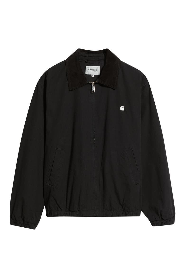 Madison Ripstop Jacket, Main, color, BLACK / WAX (GARMENT DYED)