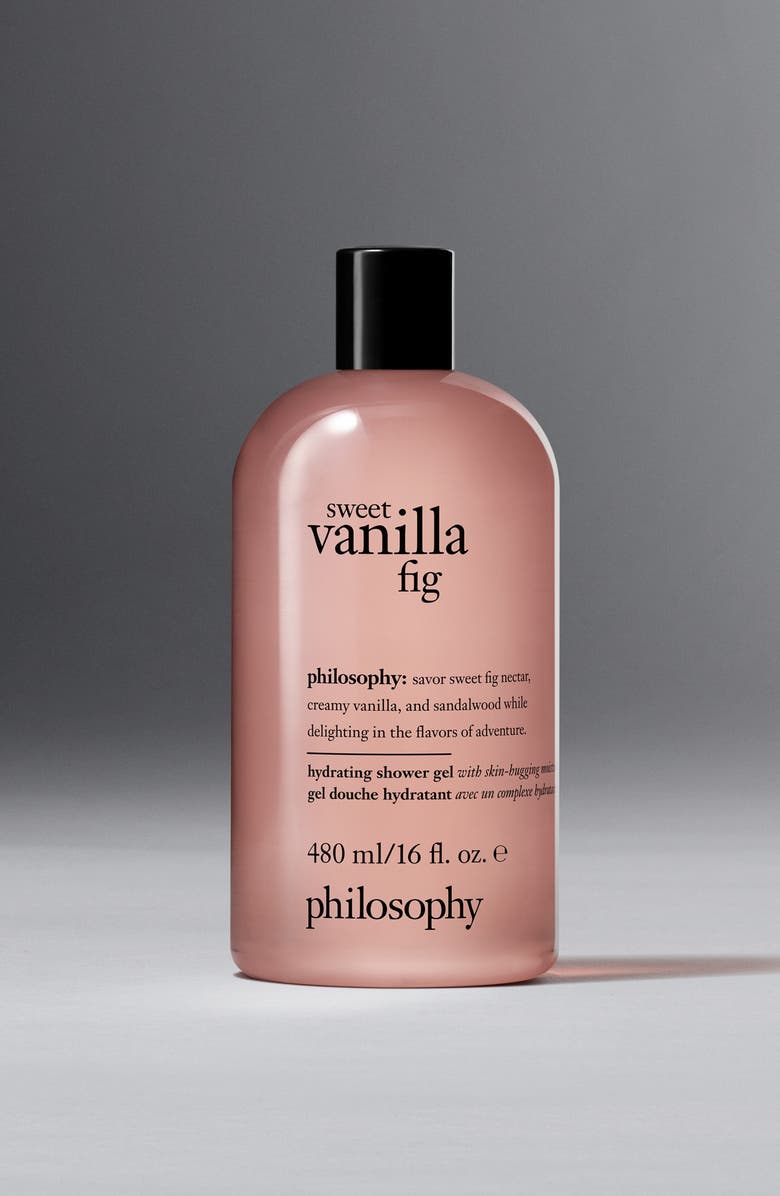 philosophy sweet vanilla fig hydrating shower gel, Alternate, color, Sweet Vanilla Fig