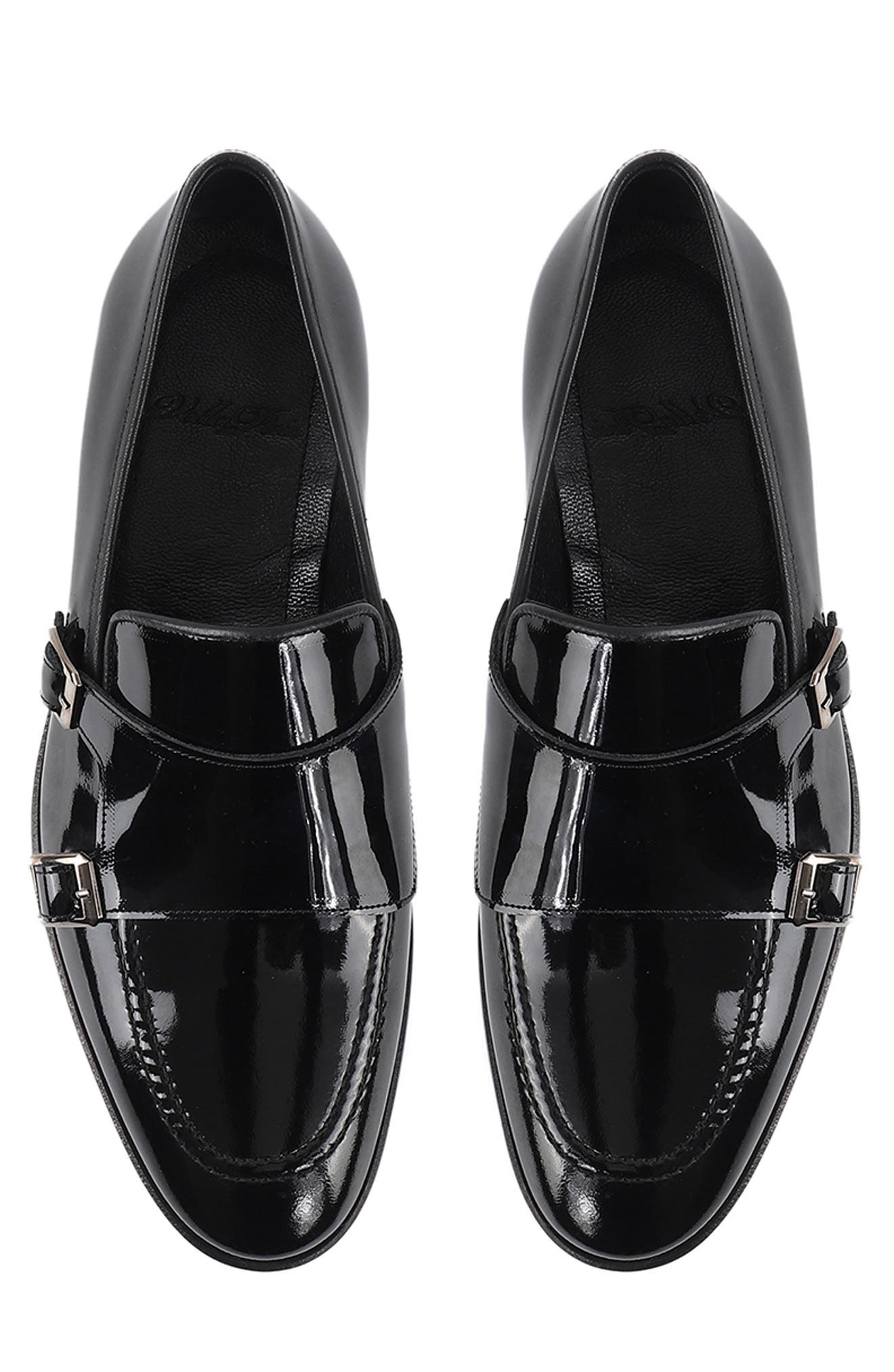 VELLAPAIS Hardin Monk Strap Loafer, Alternate, color, Black