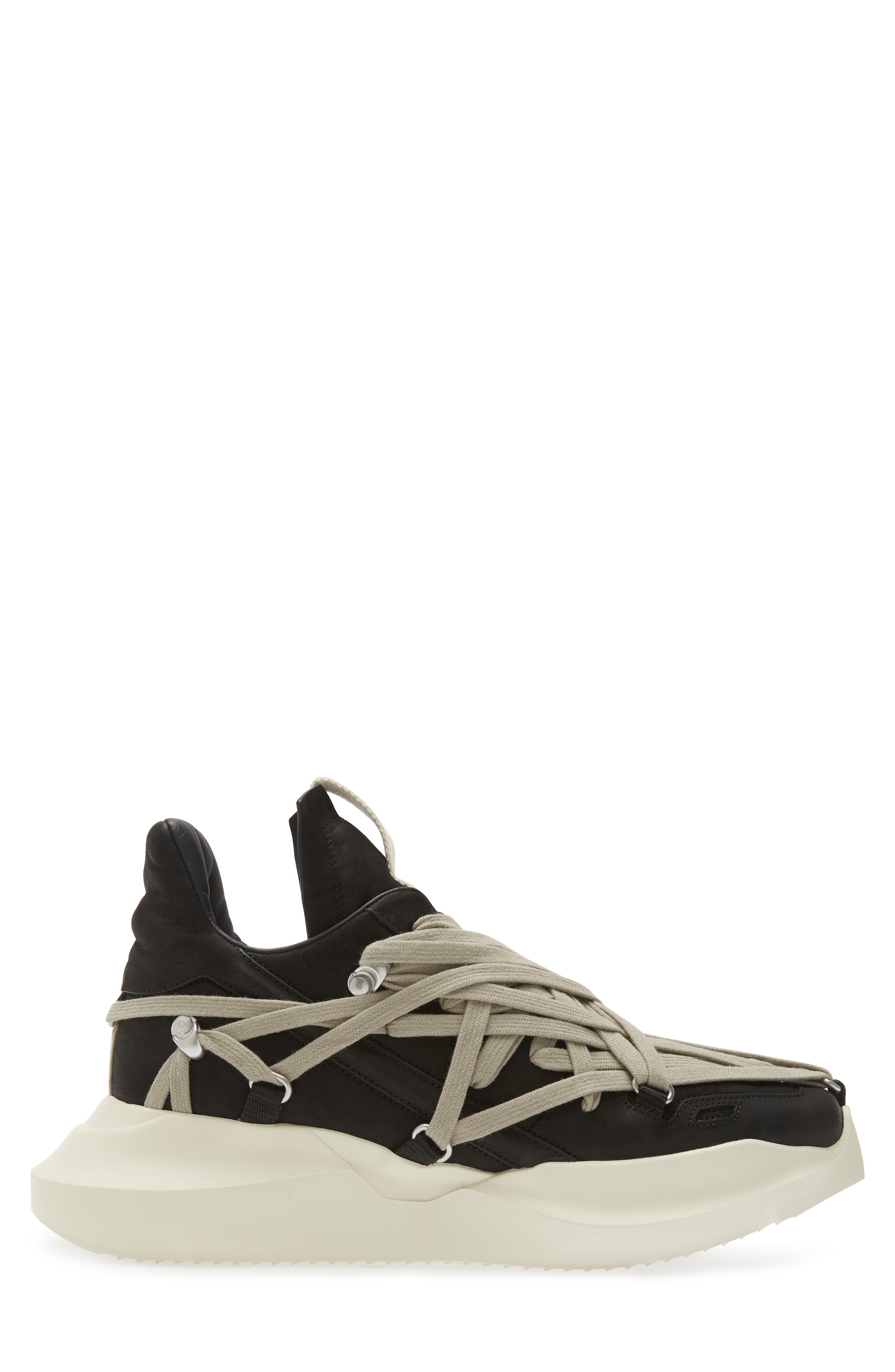 Rick Owens Megalace Running Shoe, Alternate, color, 