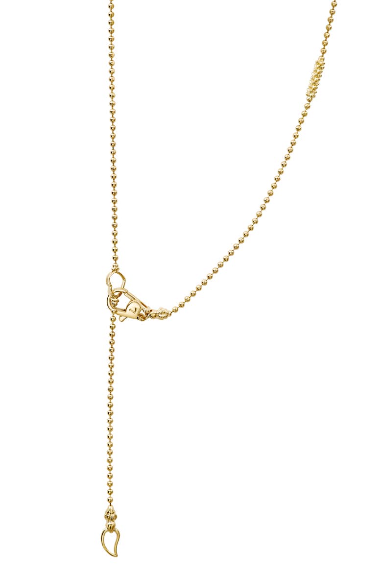 Caviar Bars & Cages Chain Necklace, Alternate, color, GOLD