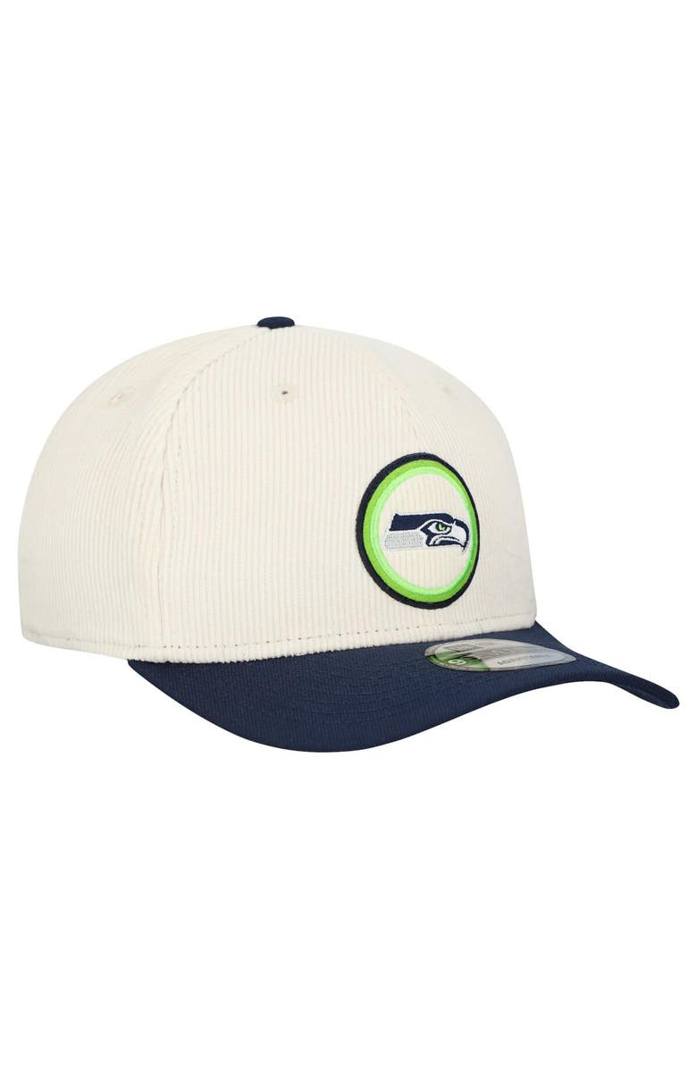 New Era Men's New Era Stone Seattle Seahawks Loyal Corduroy 9SEVENTY Adjustable Hat, Alternate, color, Stone
