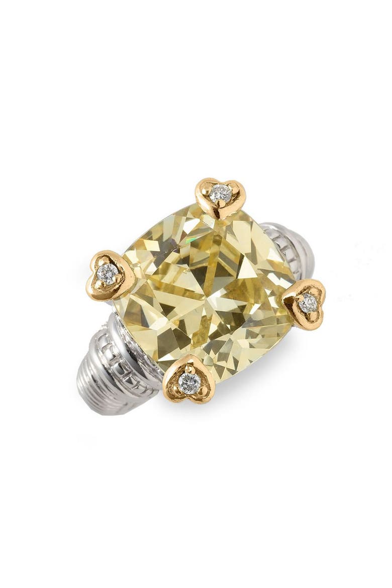 'Fontaine' Ring, Main, color, CANARY