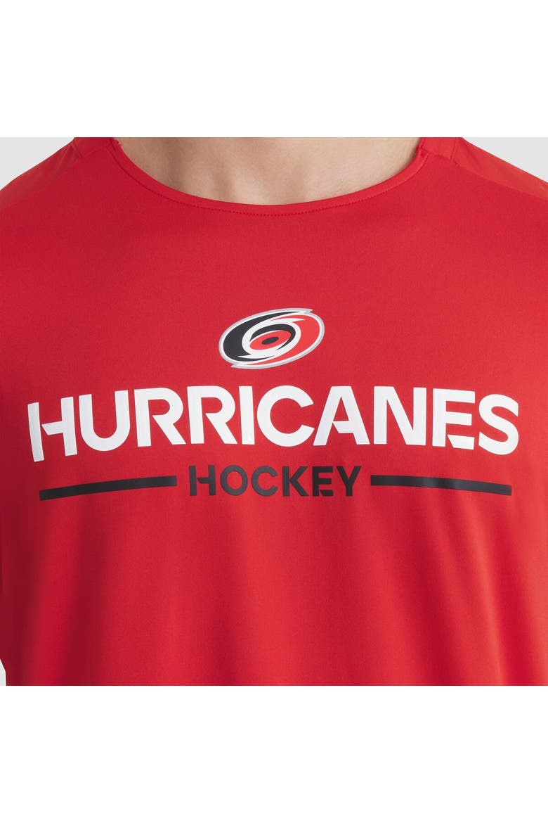 Men's Fanatics Red Carolina Hurricanes Authentic Pro Rink Tech T-Shirt, Alternate, color, Red