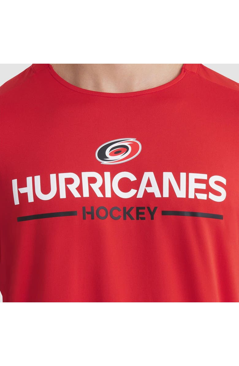 FANATICS Men
s Fanatics Red Carolina Hurricanes Authentic Pro Rink Tech T-Shirt, Alternate, color, Red