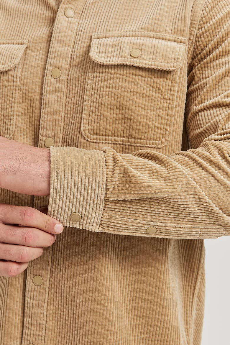 Everyday Corduroy Shirt, Alternate, color, Tan