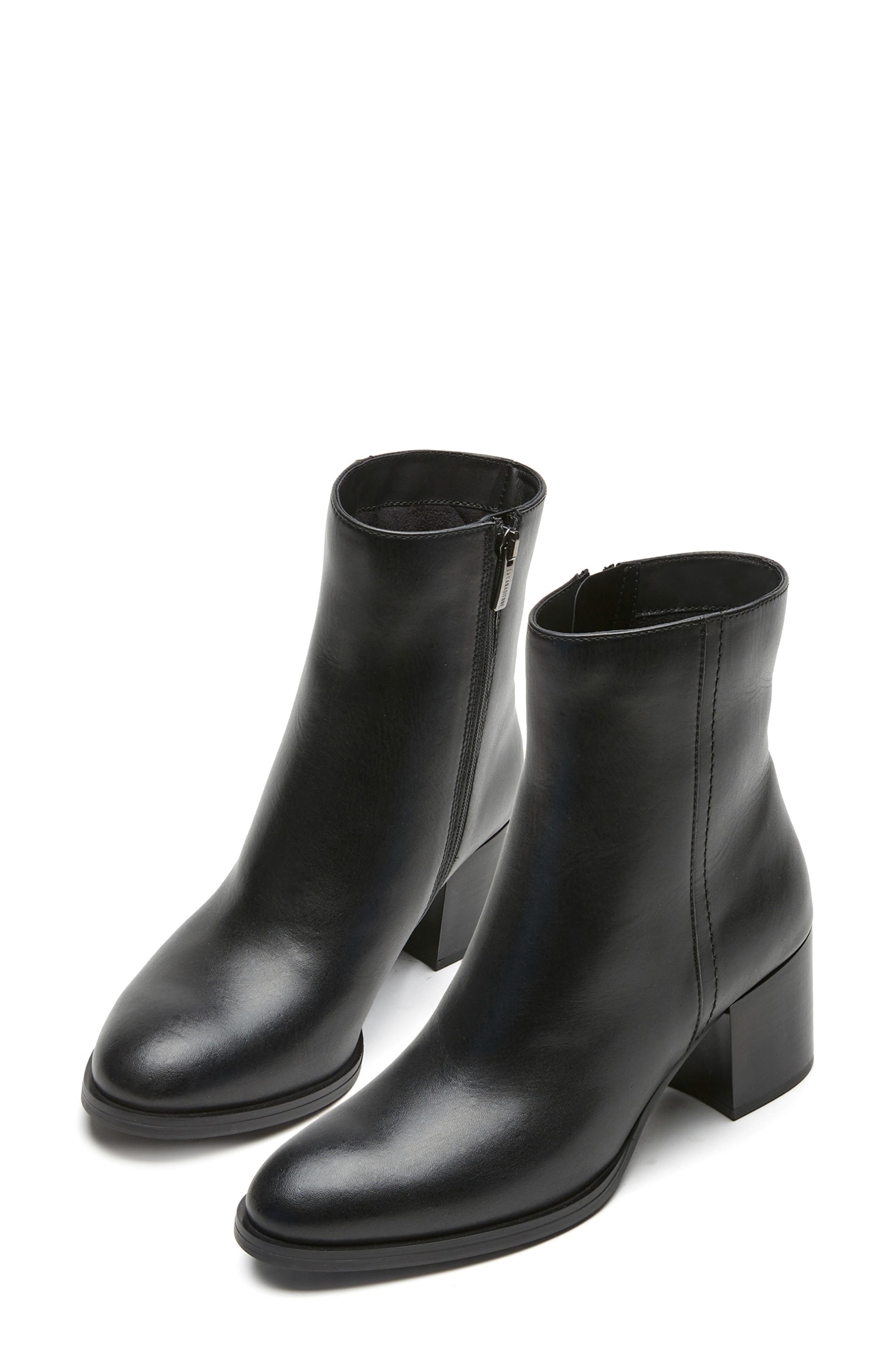 Wisdom City Dry™ Waterproof Bootie, Alternate, color, BLACK LEATHER