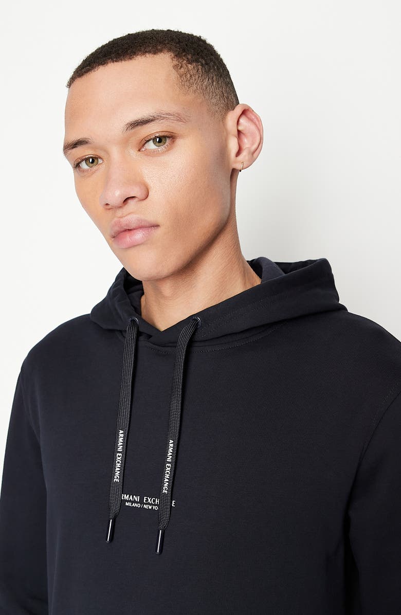 Armani Exchange Milano New York Graphic Cotton Hoodie, Alternate, color,