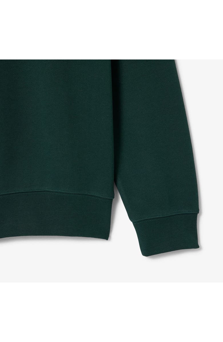 Lacoste Classic Fit Cotton French Terry Sweatshirt, Alternate, color, Forest Green