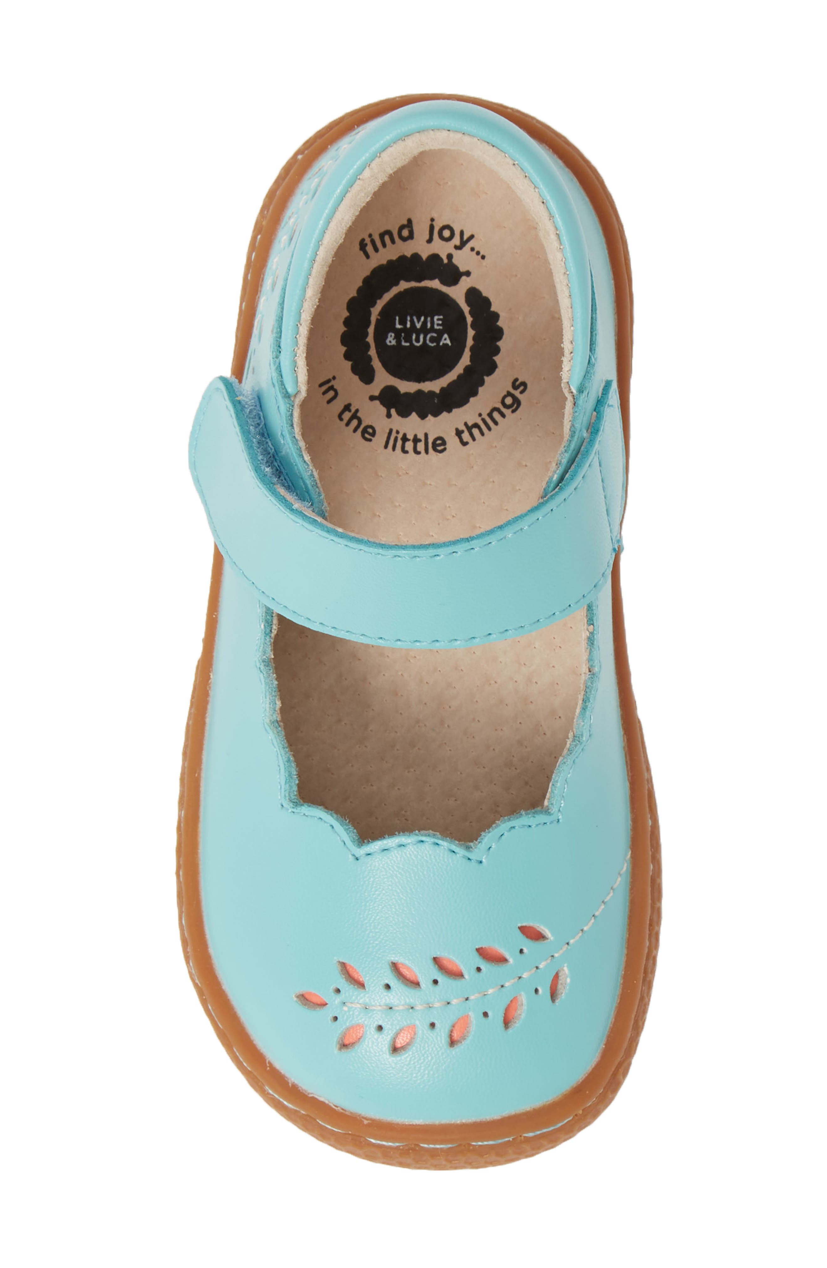 Livie & Luca Juniper Scalloped Glitter Mary Jane, Alternate, color, 