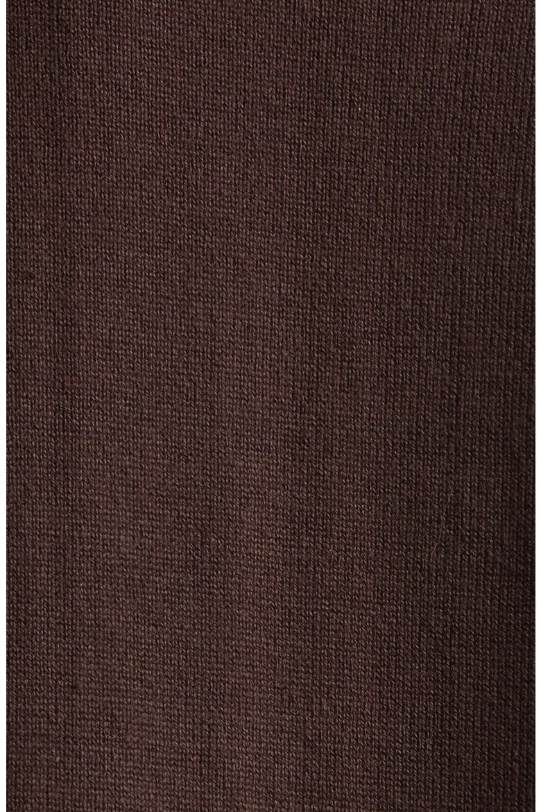 Marla Knit Polo, Alternate, color, DARK BROWN