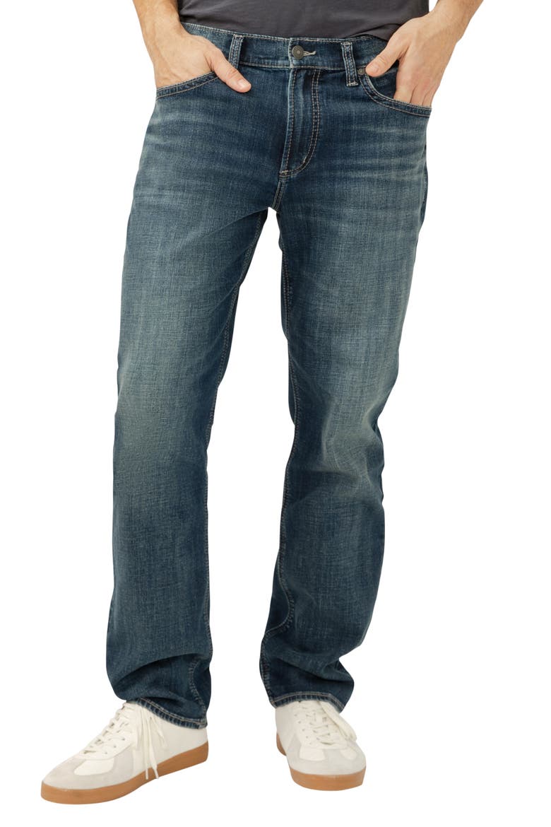 Eddie Athletic Fit Tapered Jeans, Main, color, SIERRA