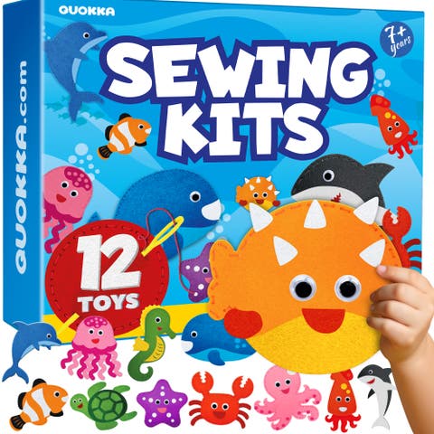 Kids Sewing Craft Kit with Felt Toys