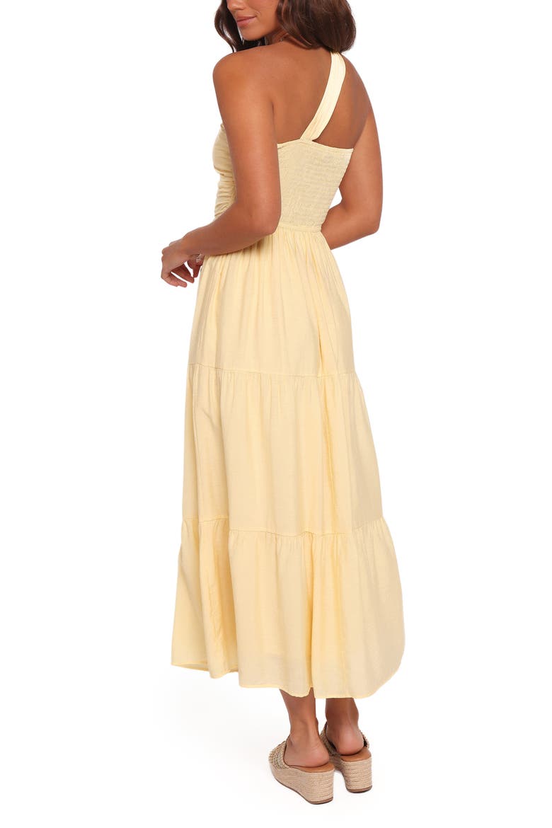 Vinnie One-Shoulder Maxi Dress, Alternate, color, YELLOW