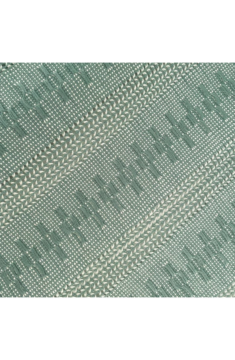 Mayan Hands Calado Table Runner, Alternate, color, Sage