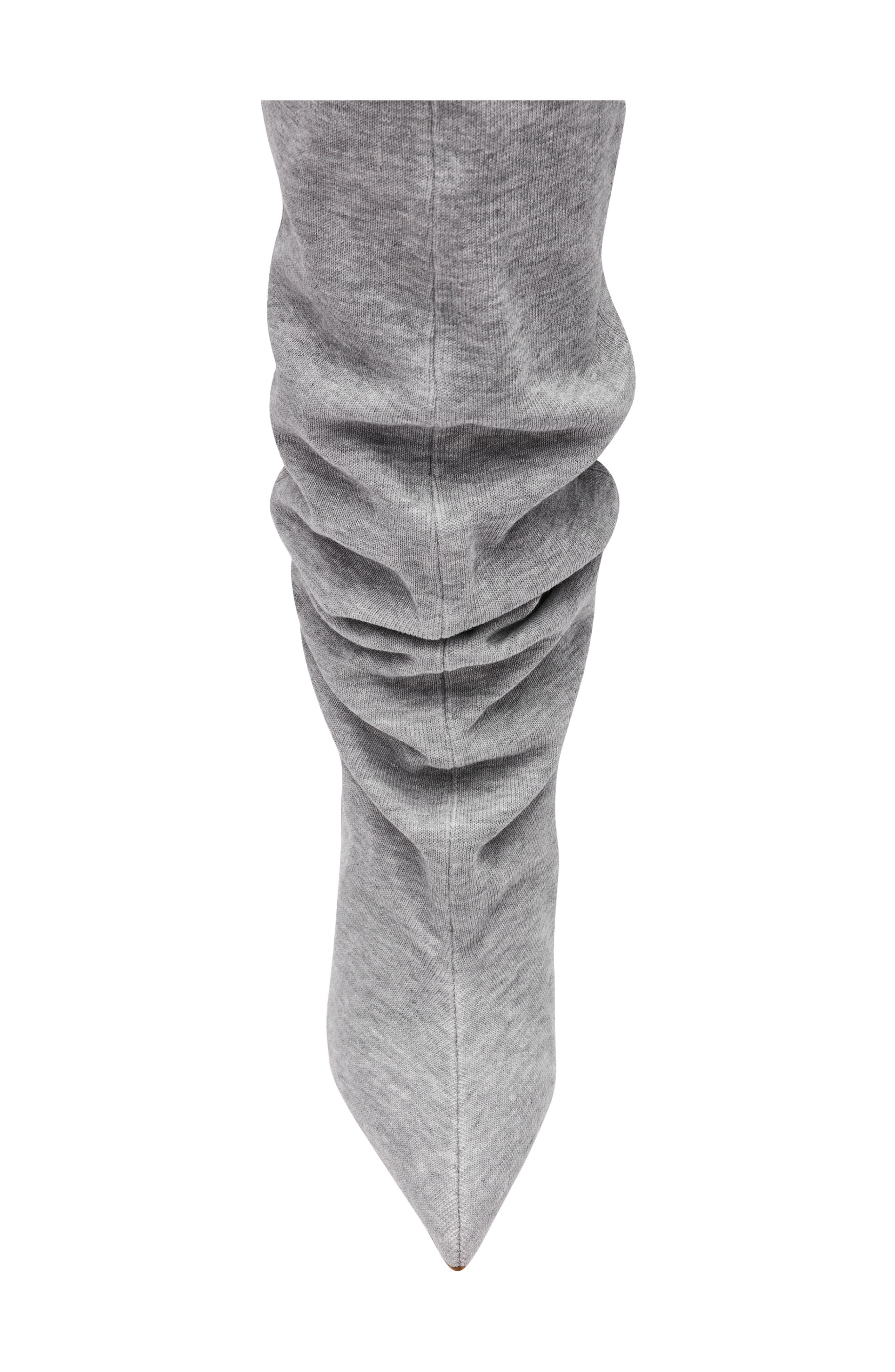 Steve Madden Distortion Knee High Boot, Alternate, color, Grey