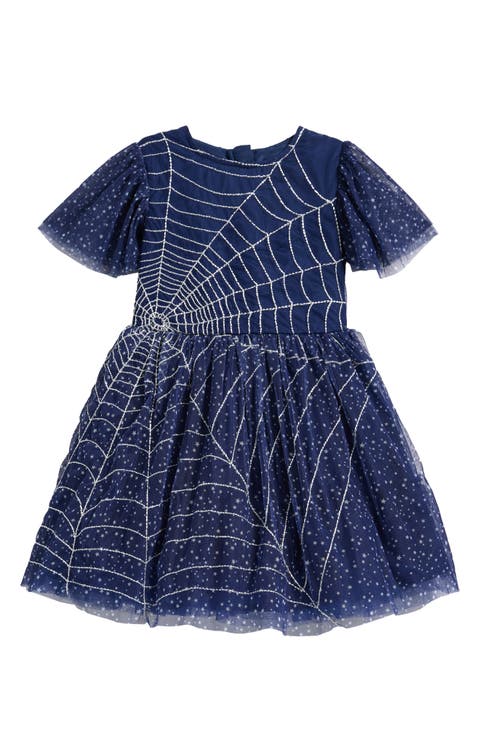 Kids' Appliqué Tulle Dress