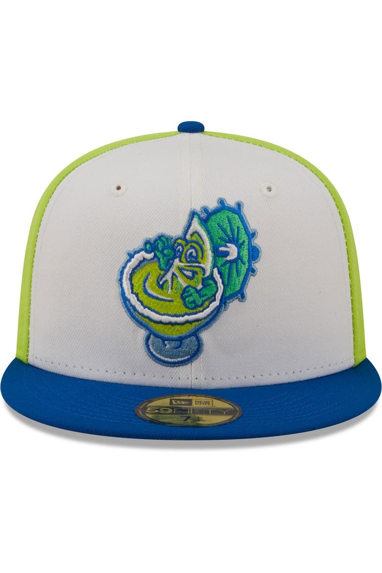 Men's New Era White/Blue Margaritas de El Paso Copa De La Diversion 59FIFTY Fitted Hat, Alternate, color, White