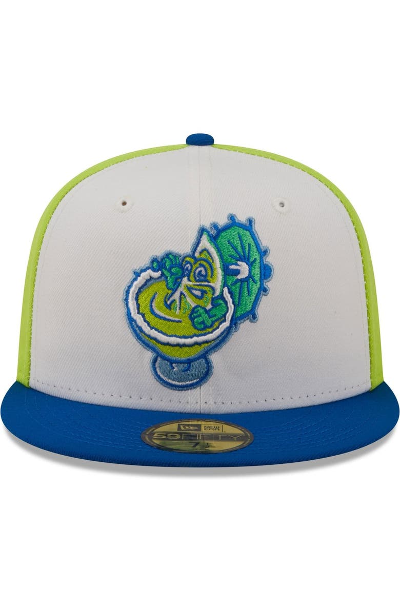 New Era Men's New Era White/Blue Margaritas de El Paso Copa De La Diversion 59FIFTY Fitted Hat, Alternate, color,