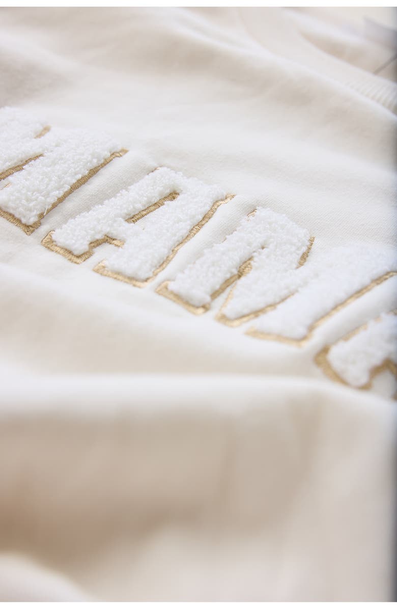 Ingrid & Isabel<sup>®</sup> Mama Fleece Maternity Sweatshirt, Alternate, color, Cream