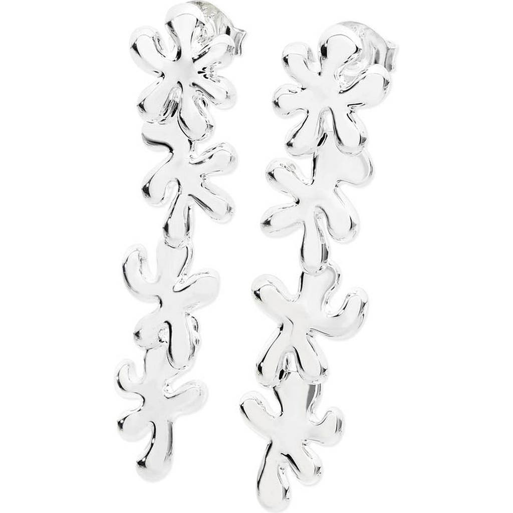 Lucy Quartermaine 4 Drop Splash Earrings in Sterling Silver  product