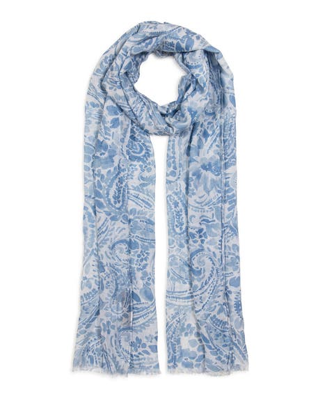 Summer Paisley Crinkled Oversized Oblong