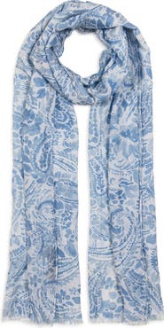 Lauren Ralph Lauren Summer Paisley Crinkled Oversized Oblong