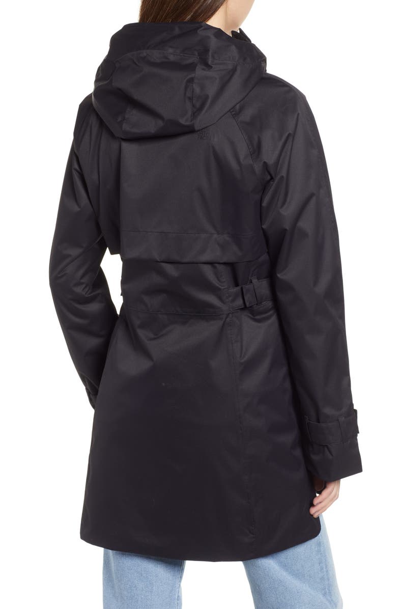 The North Face City Breeze Waterproof Trench Raincoat, Alternate, color,