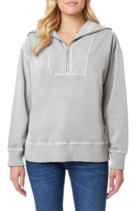 Hailey Sun Washed Fleece Zip Pullover