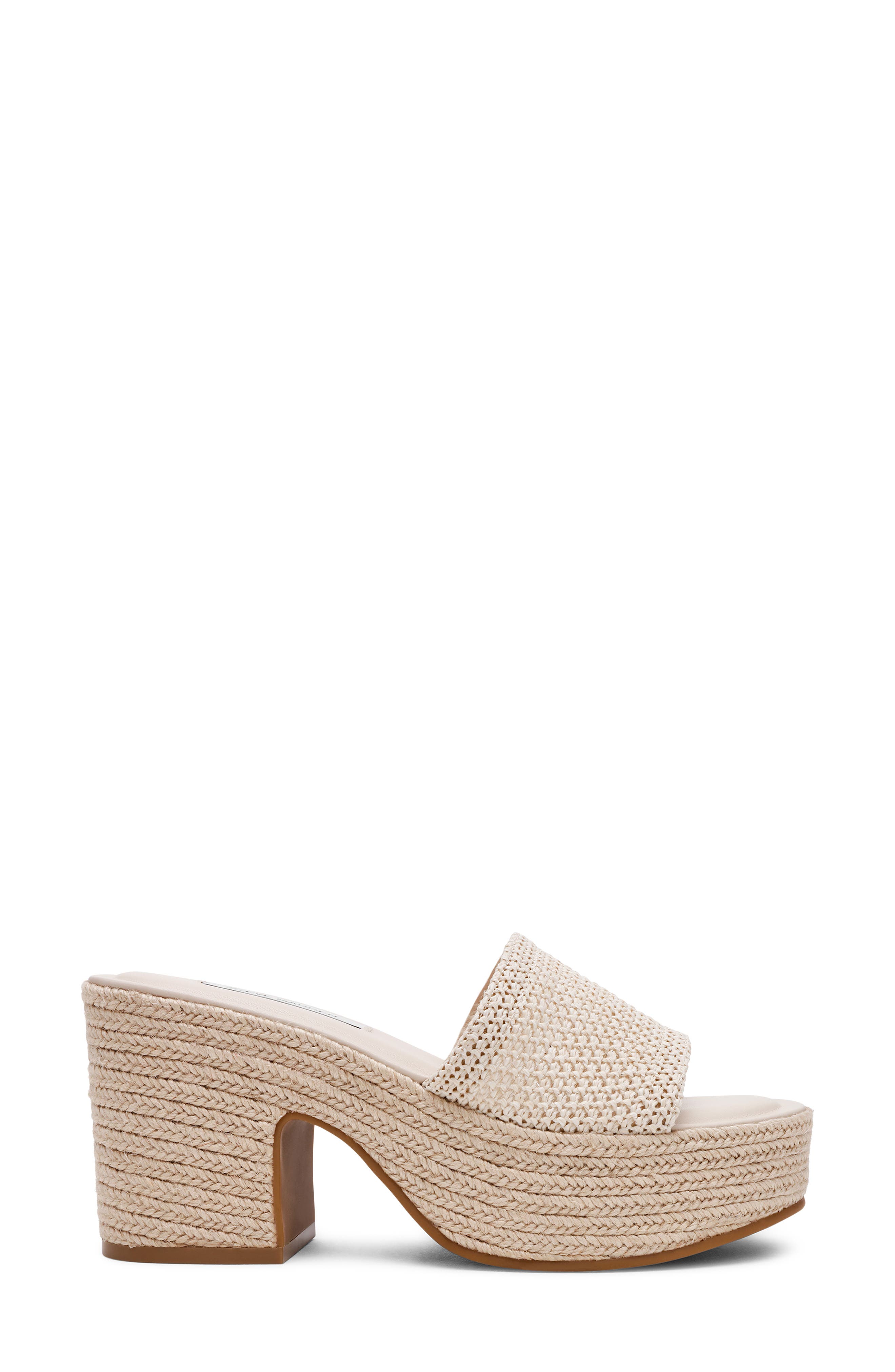 Trippy Platform Sandal, Alternate, color, NATURAL